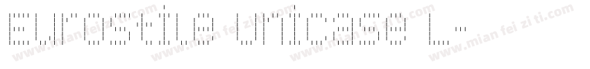 Eurostile Unicase L字体转换